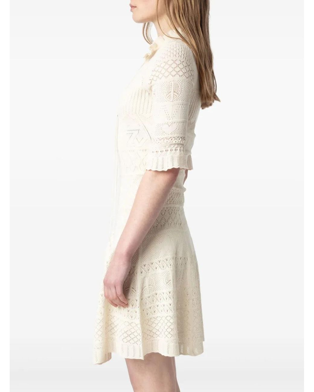 Zadig & Voltaire Natural Memphisa Dress