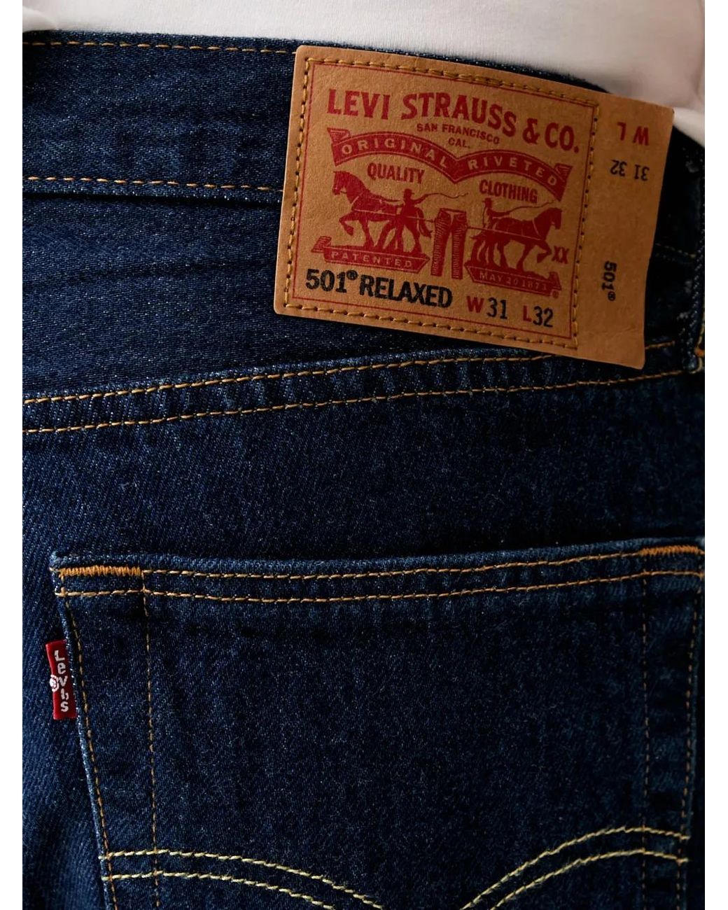 Levi's Blue 501 Loose-Fit Jeans for men