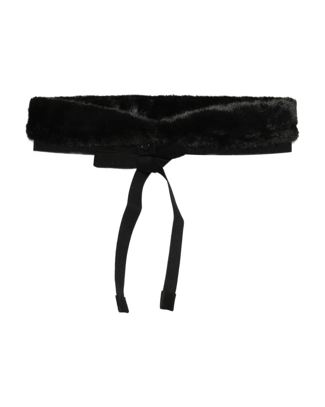 Max Mara Black Mirage Neck Cuff