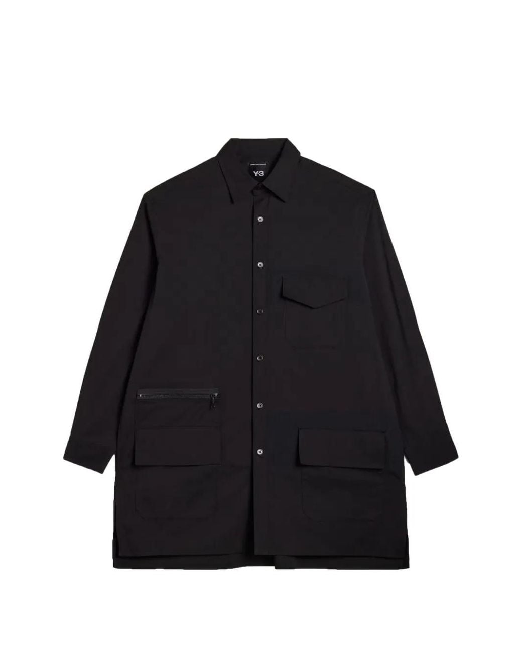 Y-3 Black Ut Long Sleeve Shirt for men