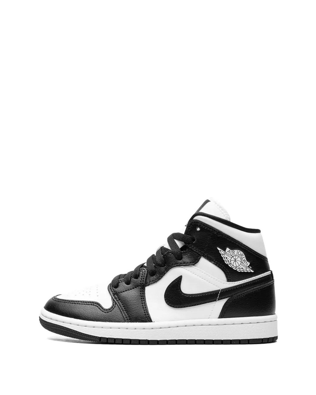 Nike Black Air Jordan 1 Mid Sneakers