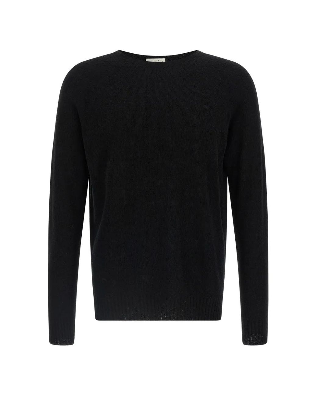 Ma'ry'ya Black Crew-Neck Sweater for men