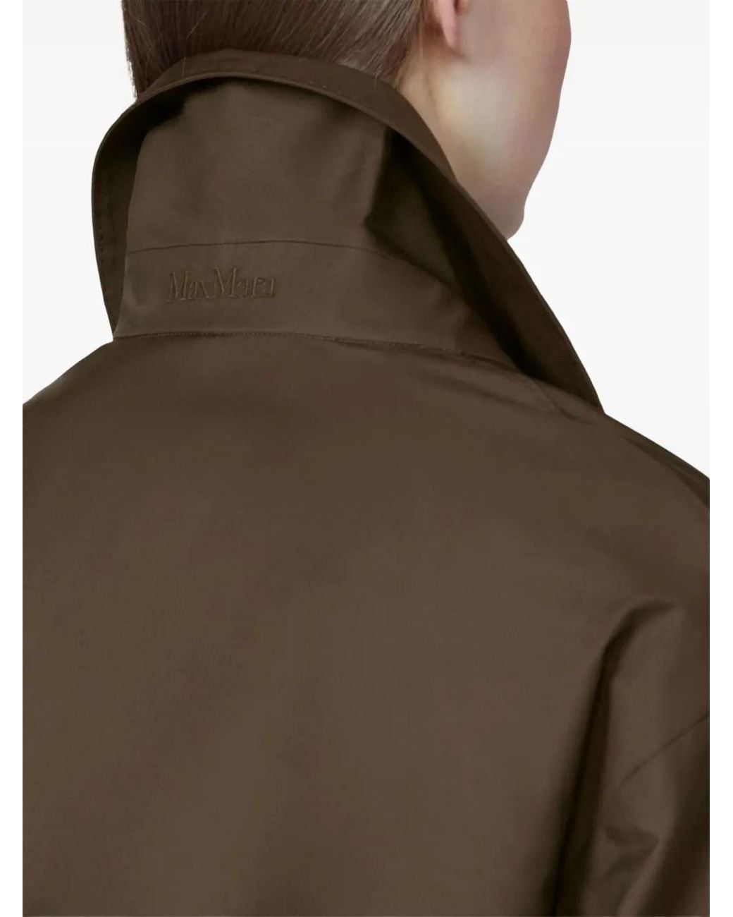 Max Mara Brown Belted Cotton Jacket