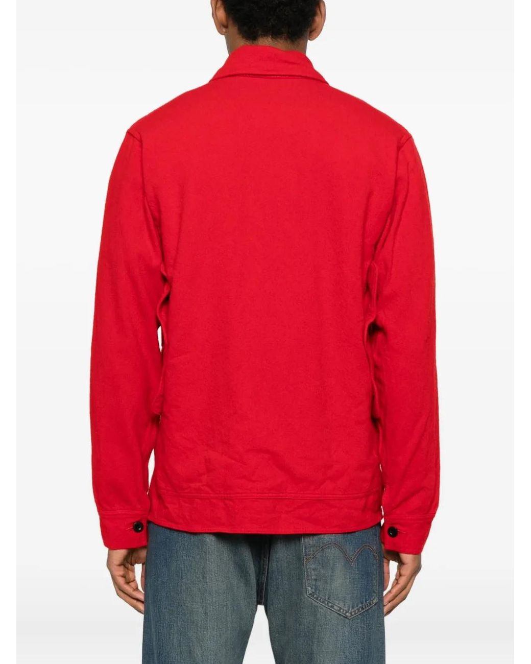 Junya Watanabe Red Wool Blend Jacket for men