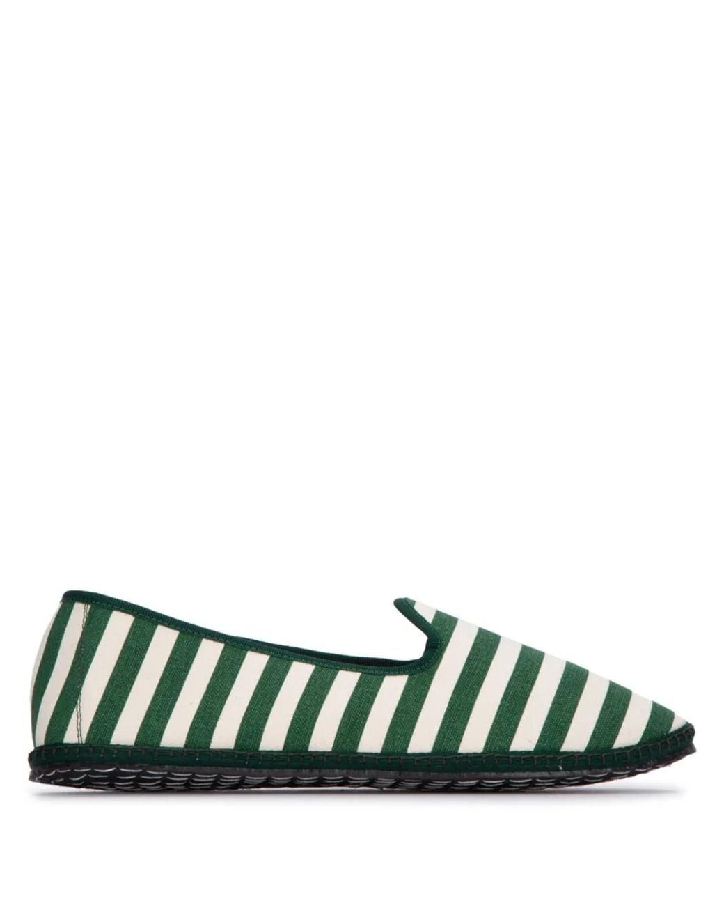Vibi Venezia Green Striped Loafers for men