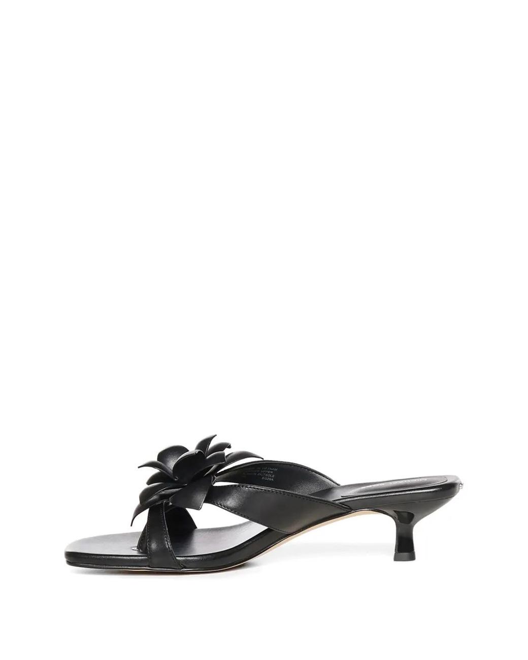 MICHAEL Michael Kors White Jacie Floral-Applique Kitten-Heel Sandals