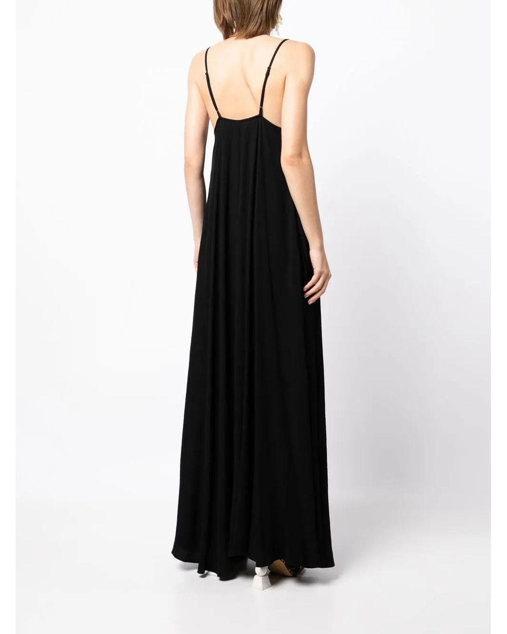 Voz Black Parachute Slip Dress