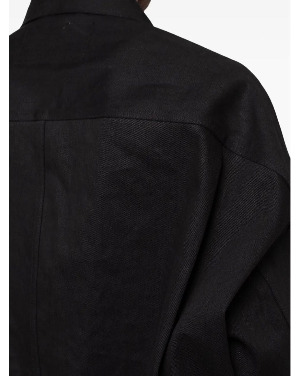 in・stru(men-tal) Black Selvedge Denim Jacket for men