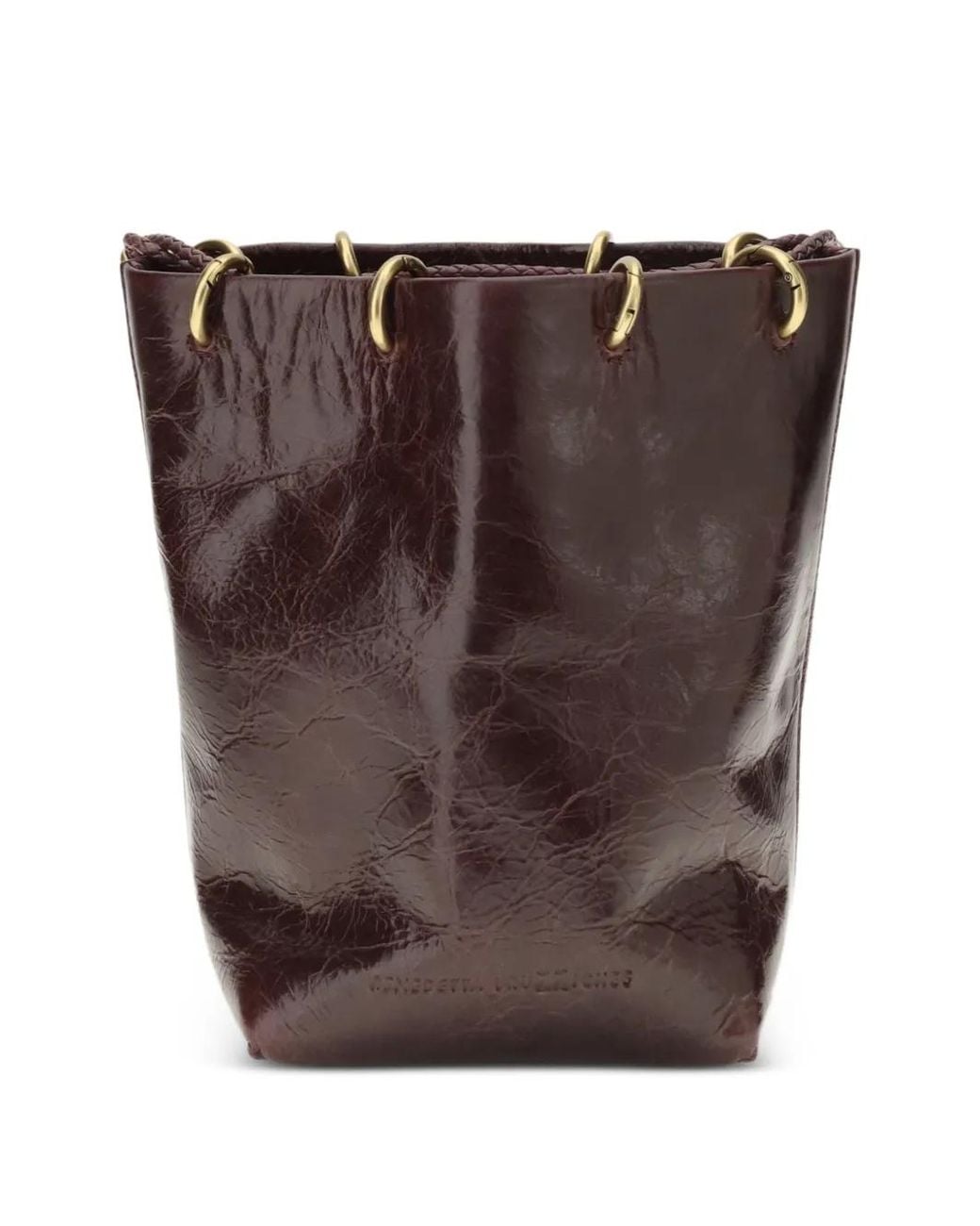 Benedetta Bruzziches Brown Mini Sac Seau Doudou Petite