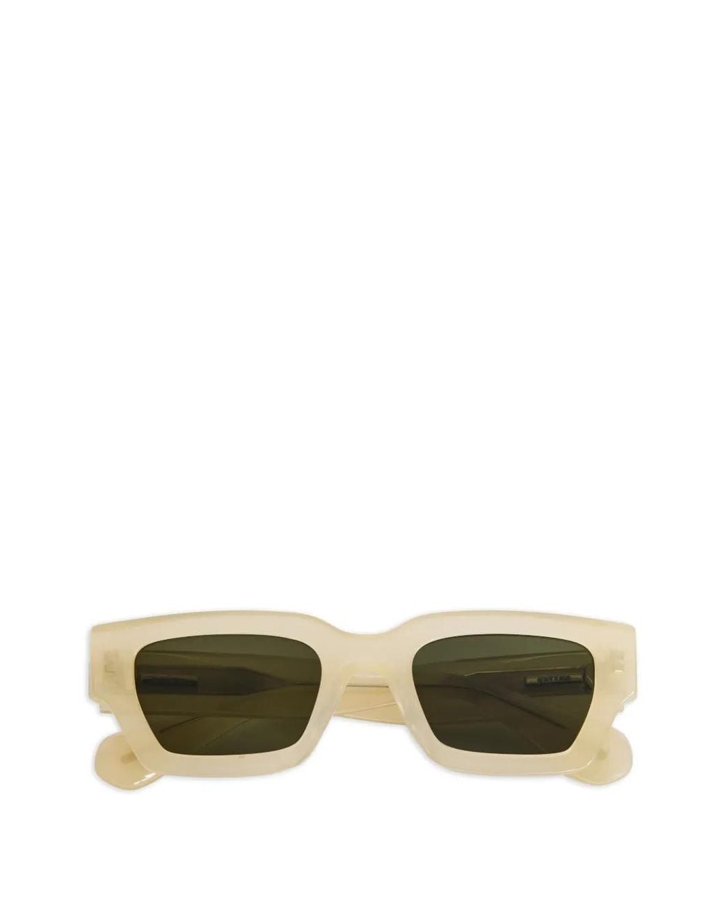 Jil Sander Green Rectangular-Frame Sunglasses
