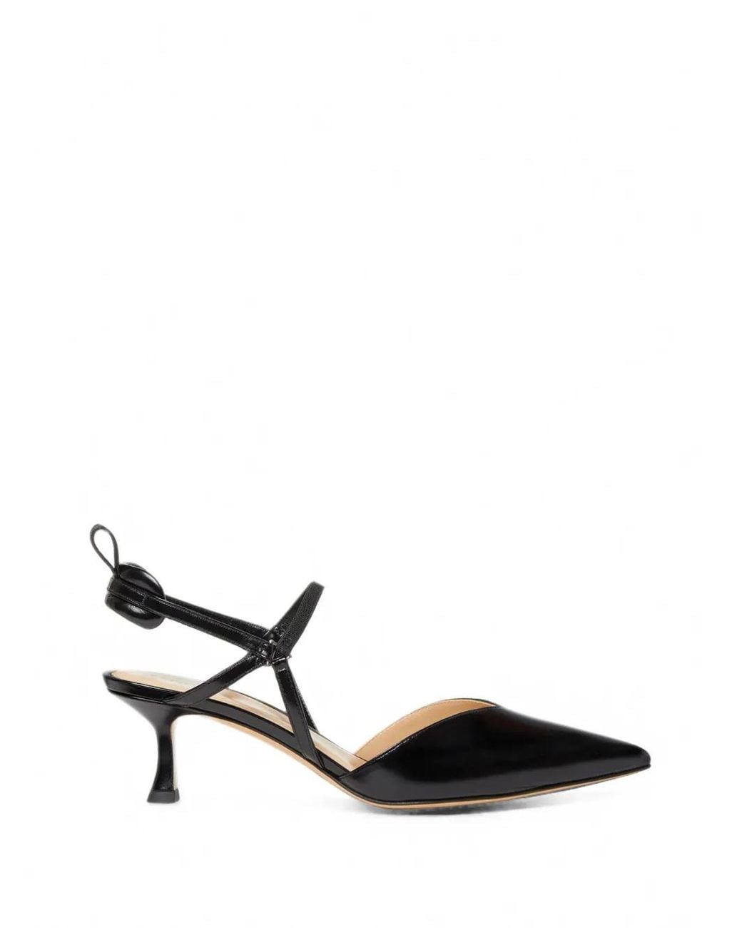 Fendi Black Very Colibri Pointed-Toe Slingback Pumps