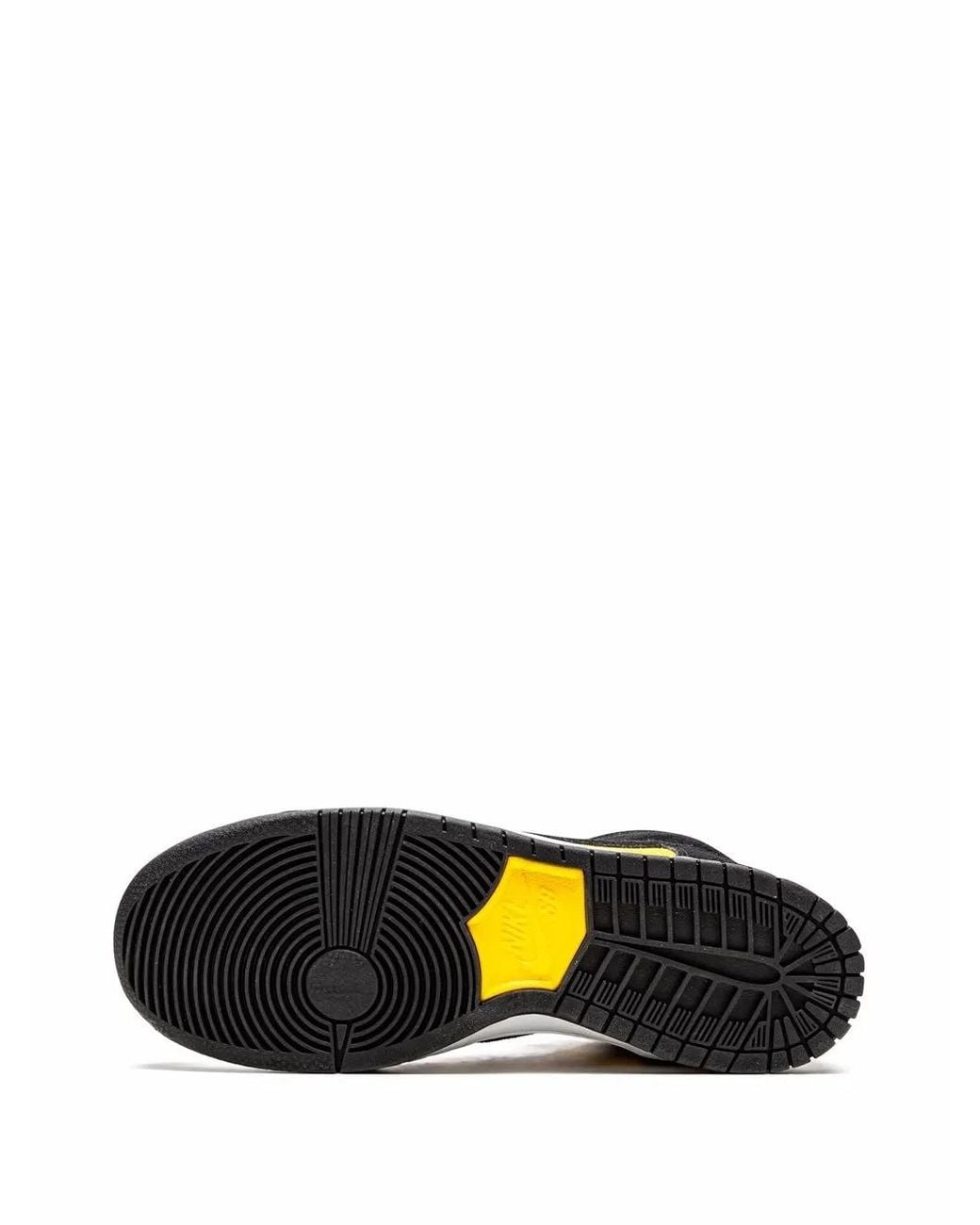 Nike Black Sb Dunk High Pro "Reverse Goldenrod" Sneakers for men