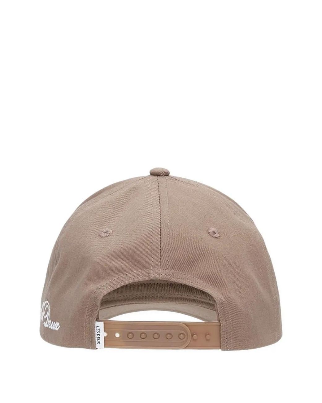 Les Deux Brown Embroidered Baseball Cap for men