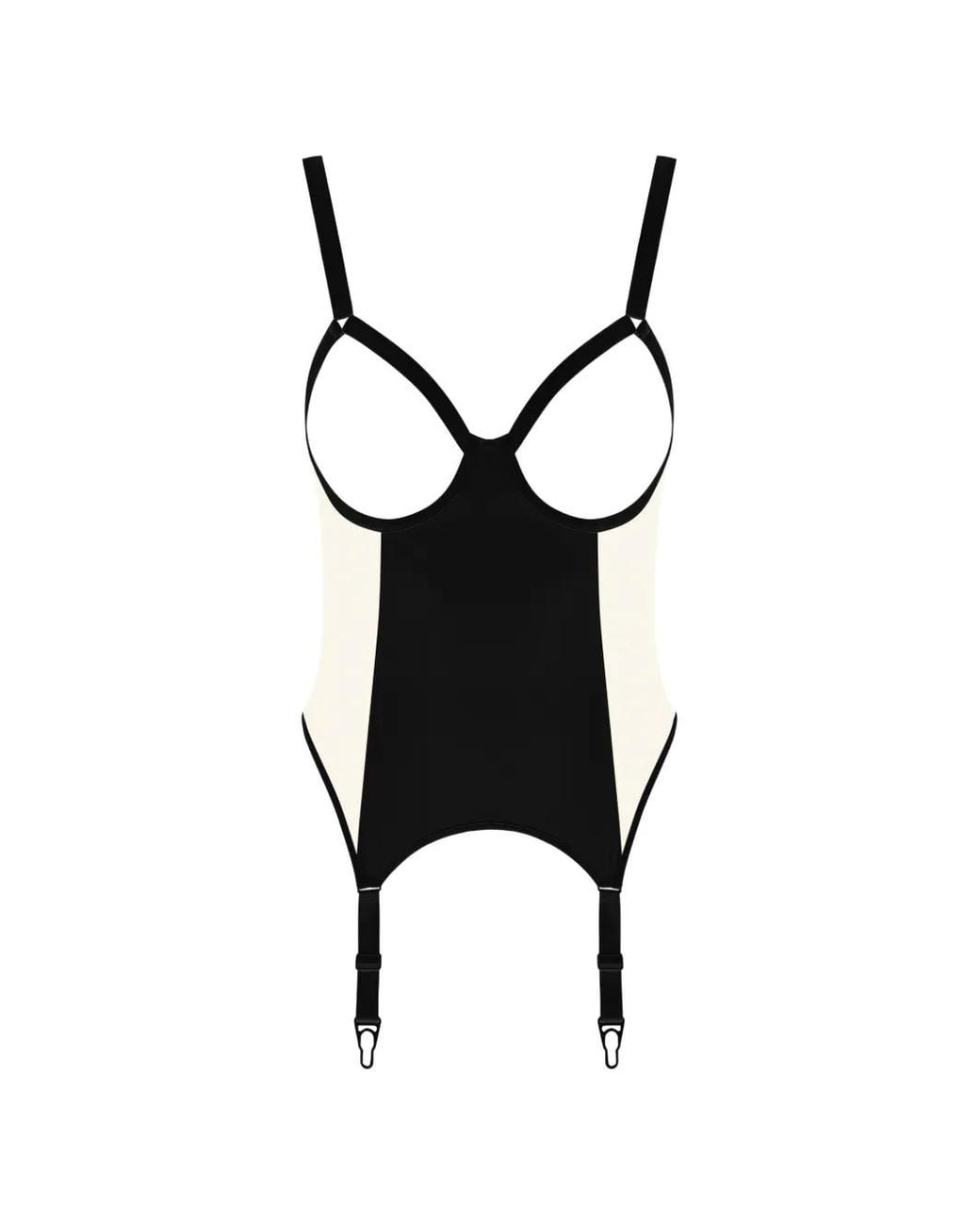 Maison Close Black Pure Tentation Cut-Out Bodysuit