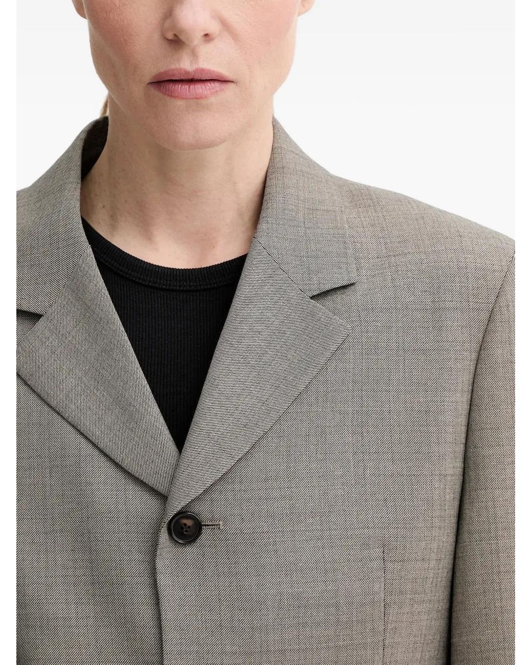 Filippa K Gray Geknöpftes Sakko