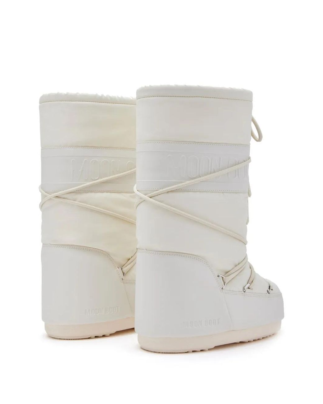 Moon Boot White Comfortable And Stylish Flat Shoes