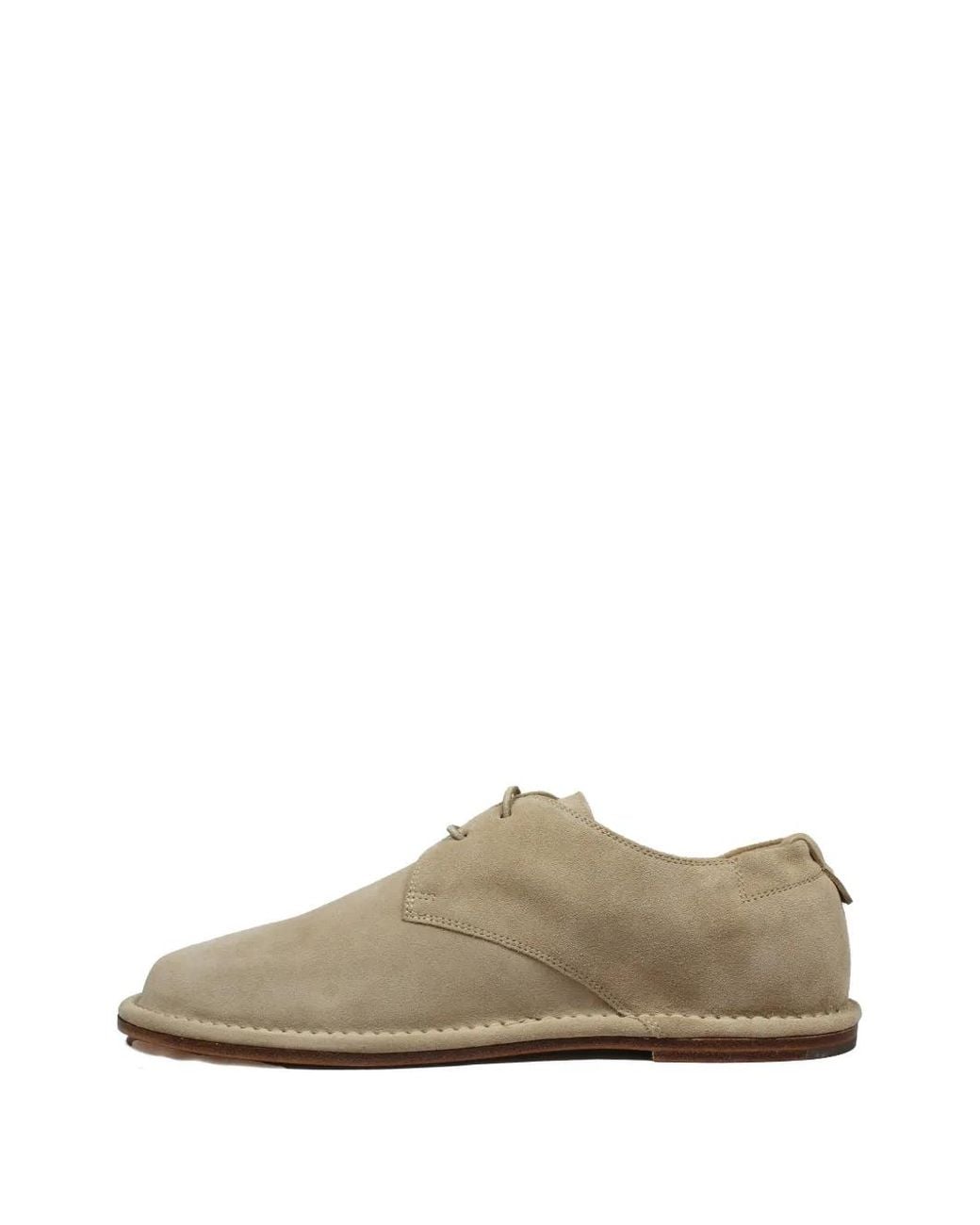 Giorgio Armani Natural Lace-Up Suede Boots for men