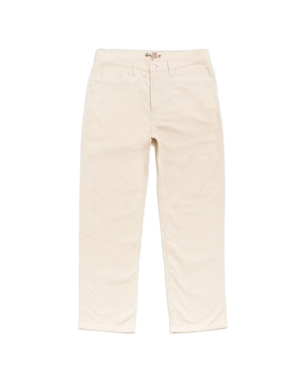 Stussy Natural Corduroy Straight-Leg Jeans