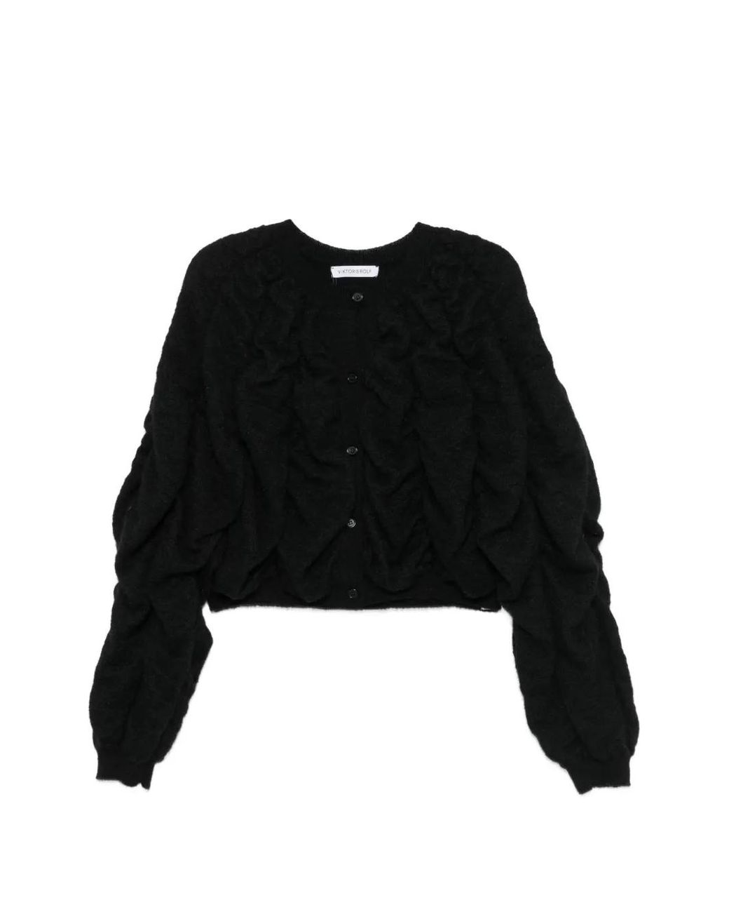 Viktor & Rolf Black Cardigan Pumpkin Froncé