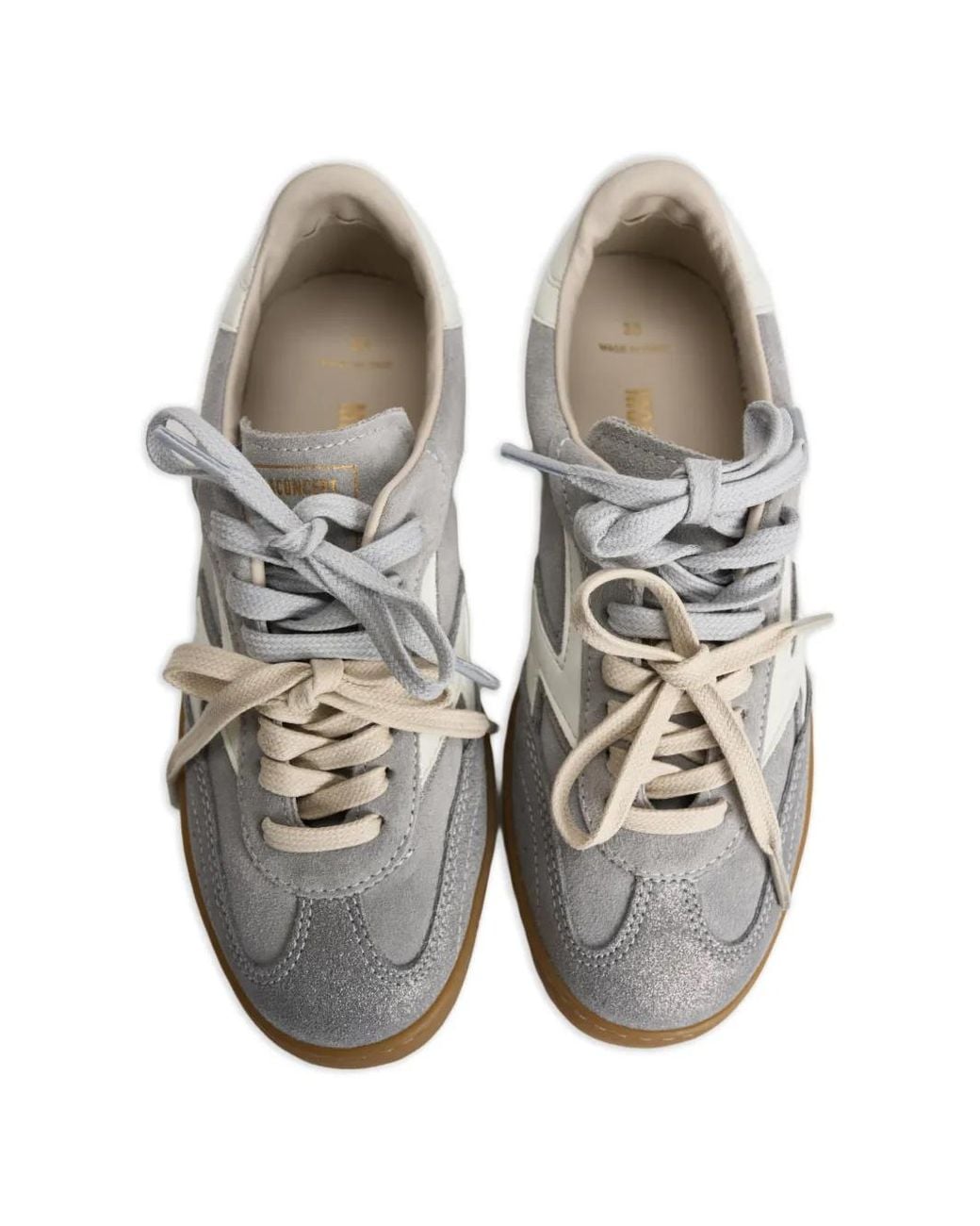 Moa Concept White Master Club Suede Sneakers