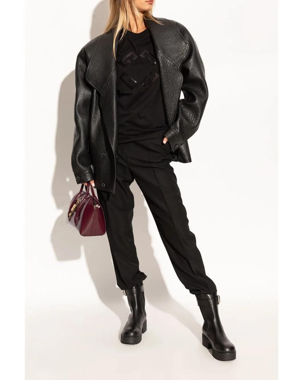 Givenchy Black Ankle Boots With Logo