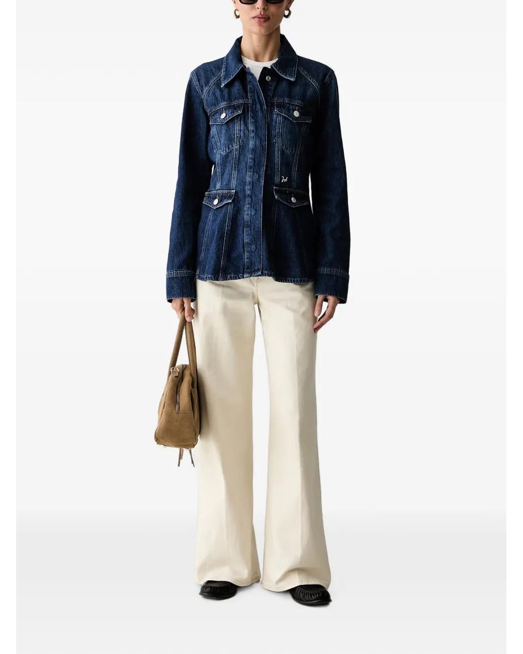 Joop! Blue Flap-Pocket Denim Jacket
