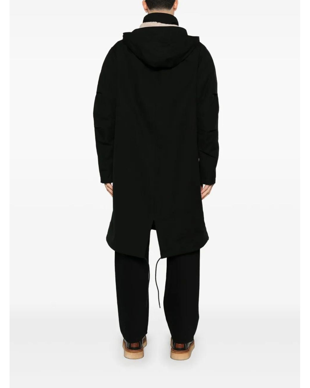 A.P.C. Black Antonin Coat for men