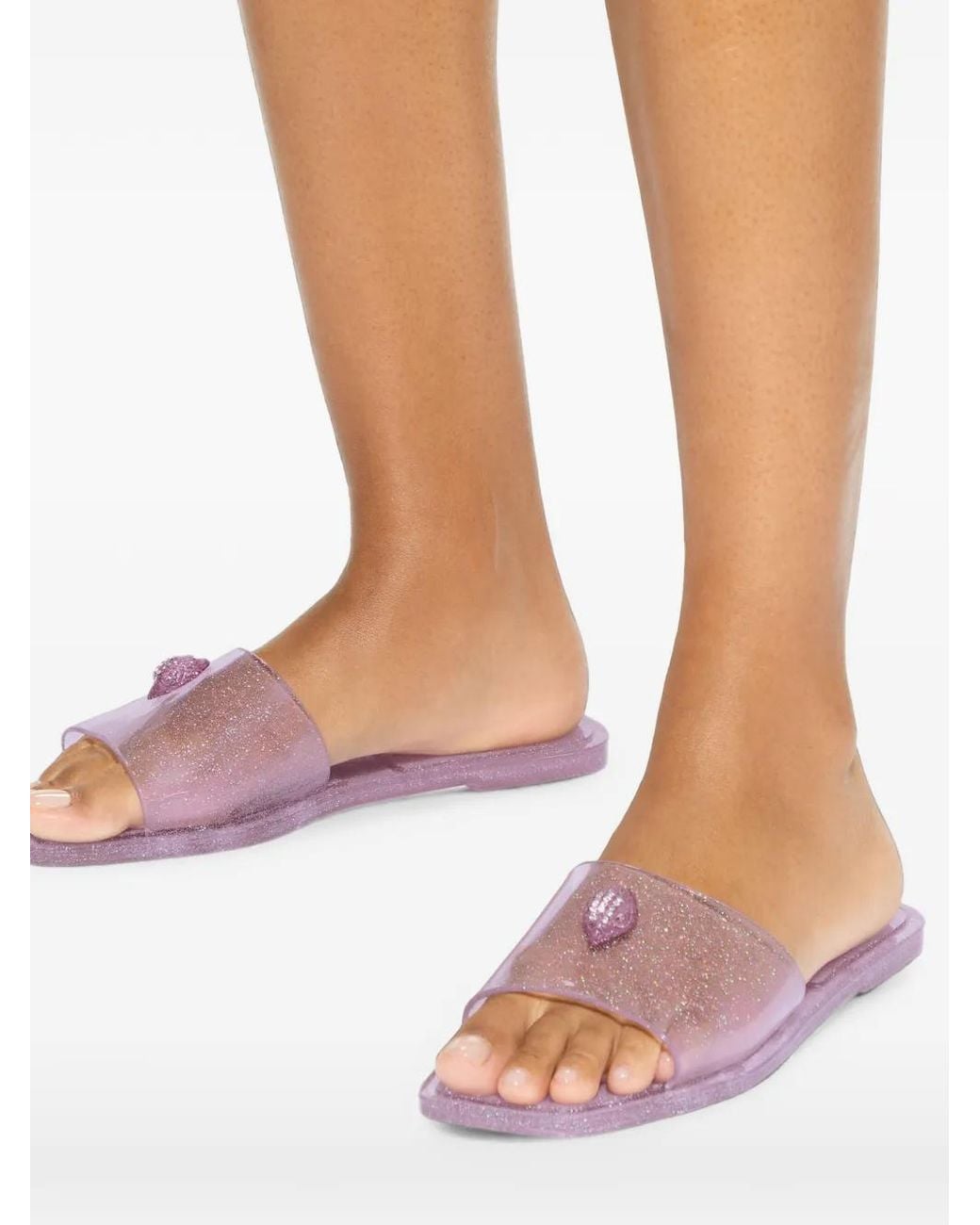 Kurt Geiger Pink Maddison Slides