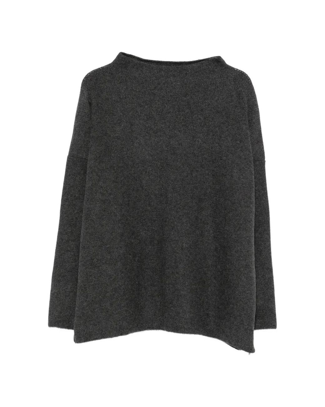 Daniela Gregis Black Dropped-Shoulder Sweater for men