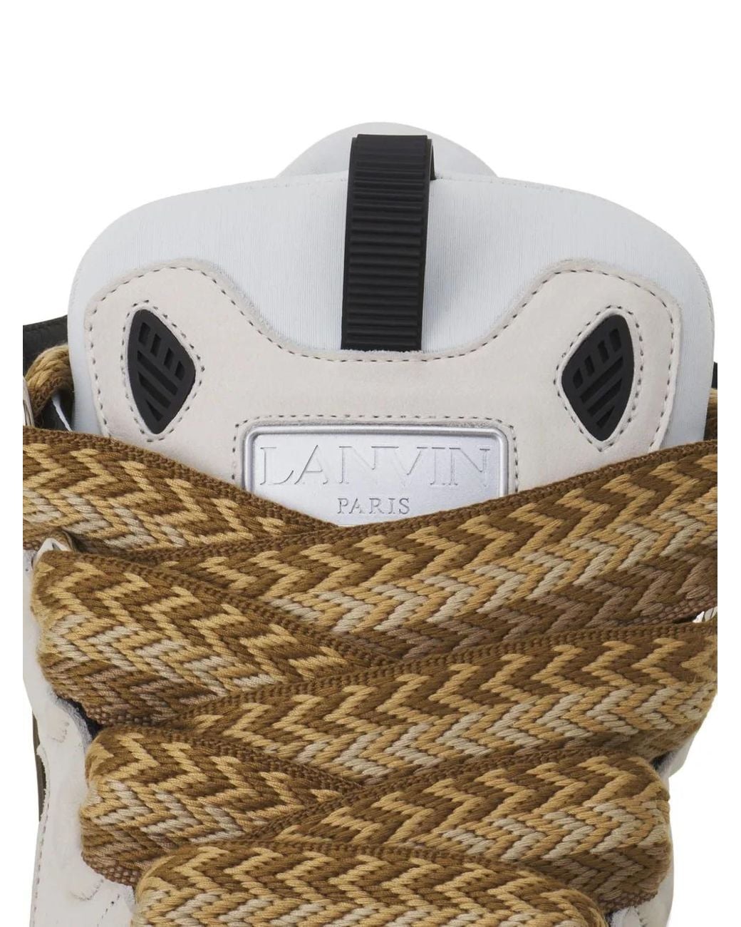 Lanvin White Curb Sneakers