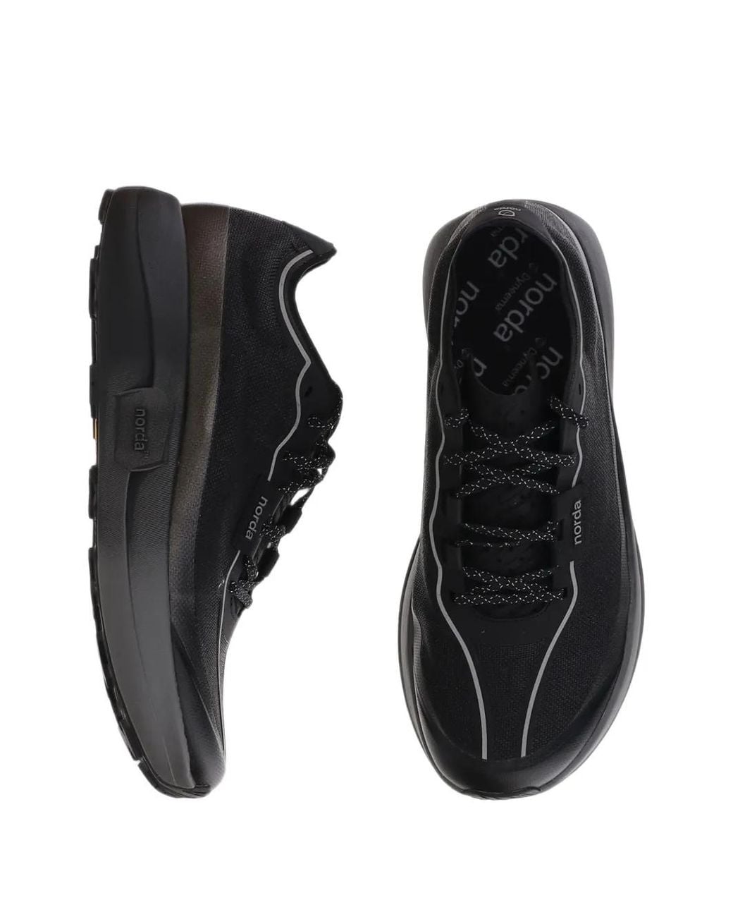 Norda Gray Bio-Dyneema Fit-Lock System Sneakers for men
