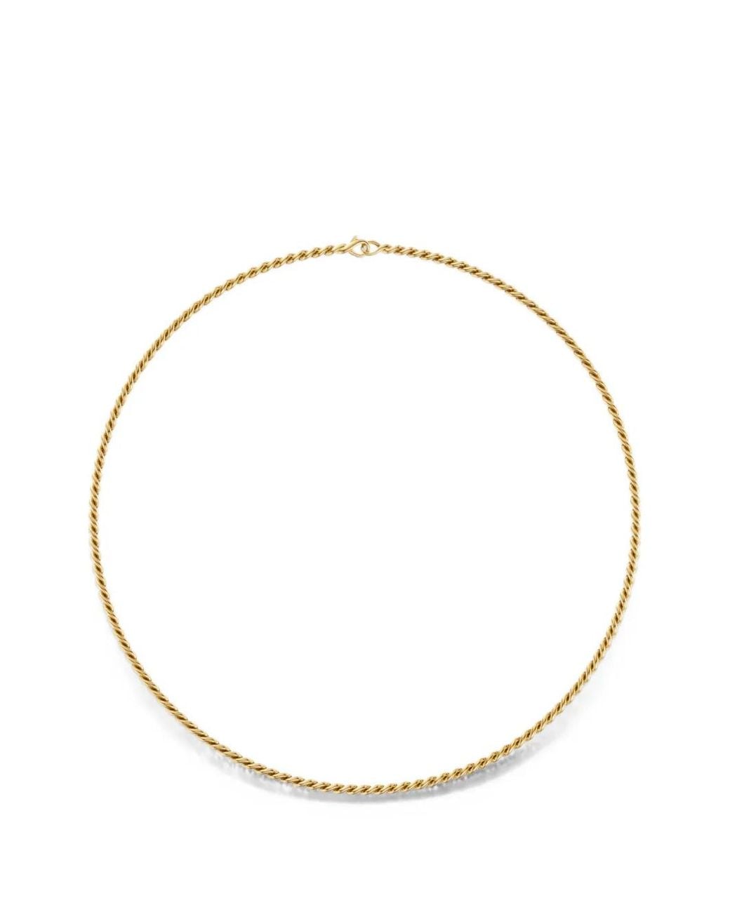 David Yurman Metallic Sculpted Cable Chain Necklace for men
