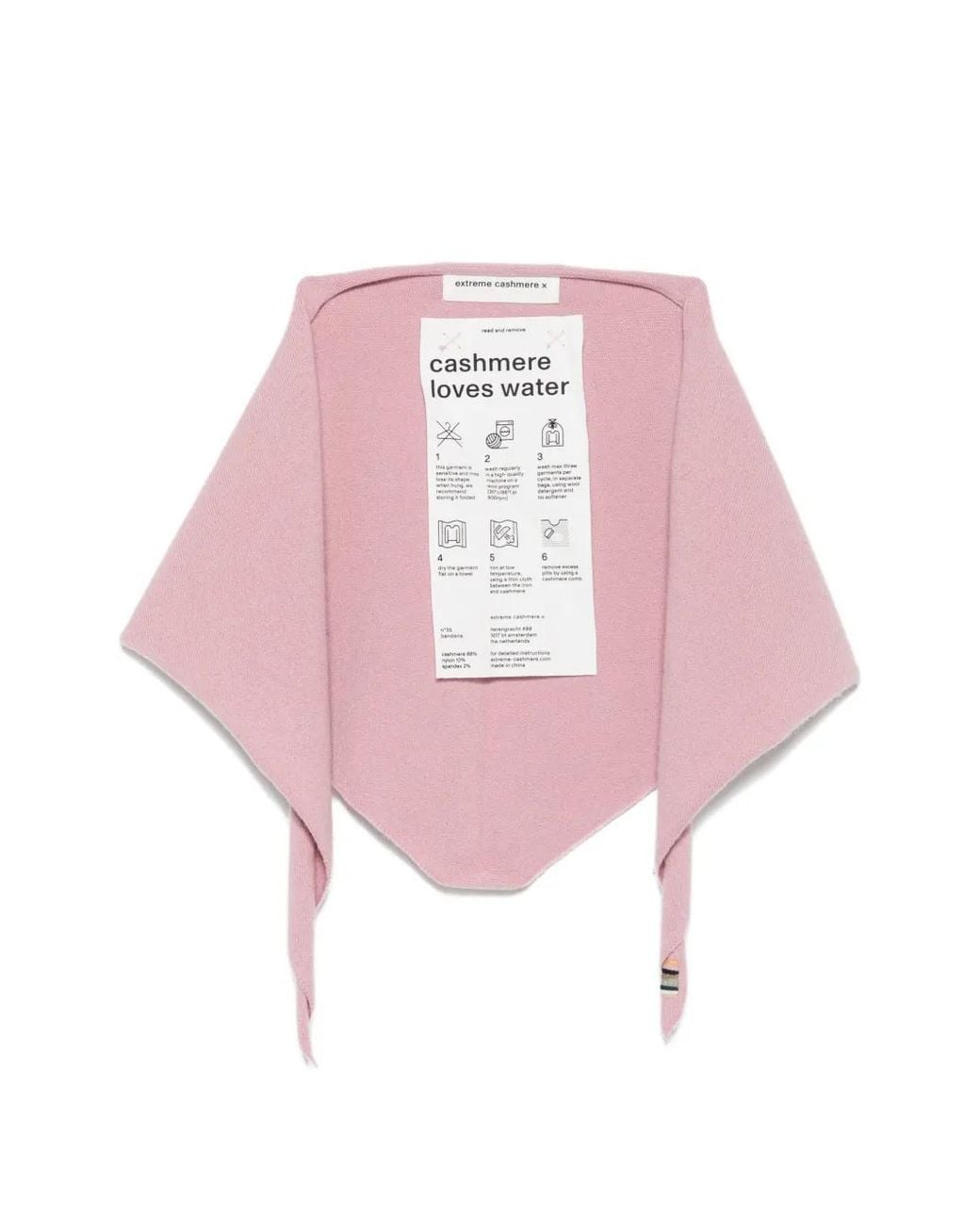 Extreme Cashmere Pink No. 35 Bandana Scarf