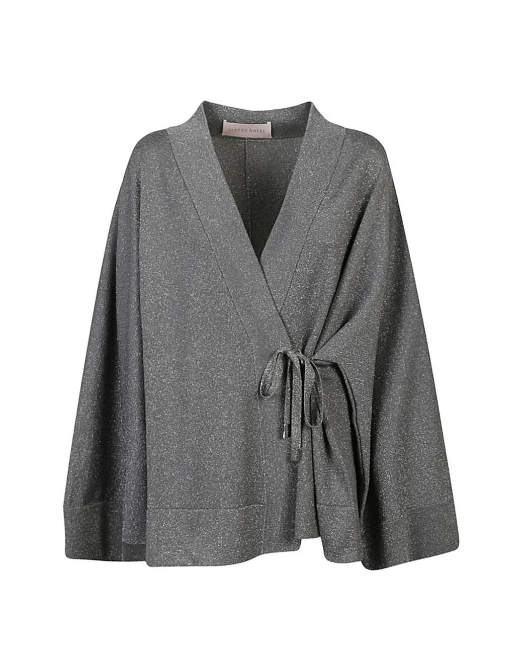Circus Hotel Gray Wrapped Kimono