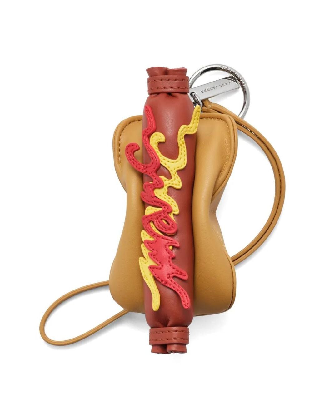 Marc Jacobs White Hot Dog Bag Charm