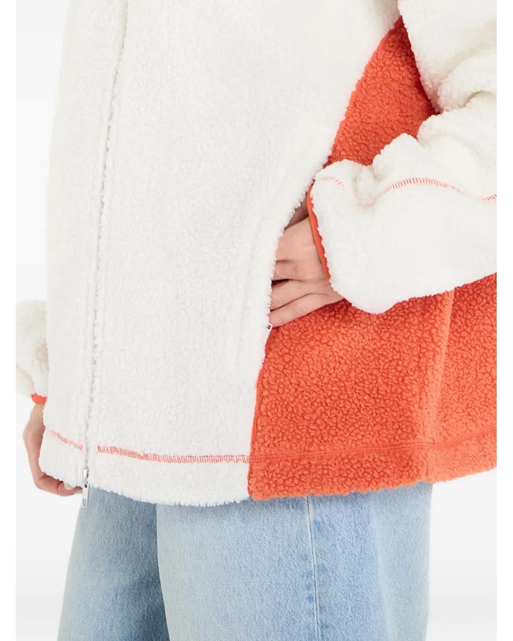 Adidas White X Adams Blvd Fleece Jacket