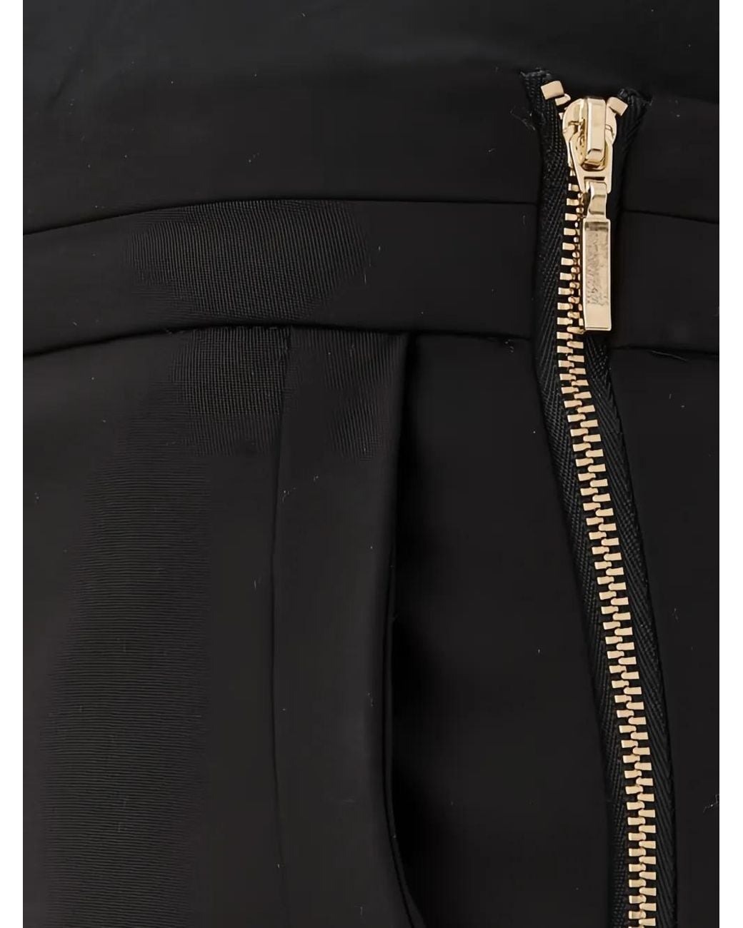 Morgan Black Zip Trousers