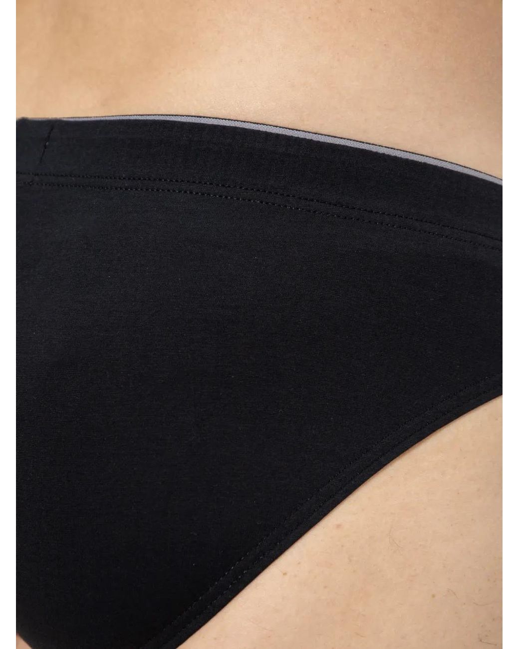 Hanro Black Cotton Briefs for men