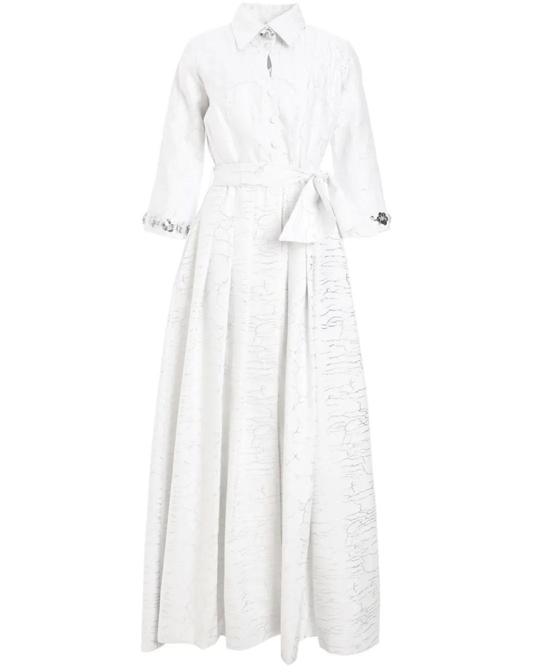 Baruni White Zinnia Gown