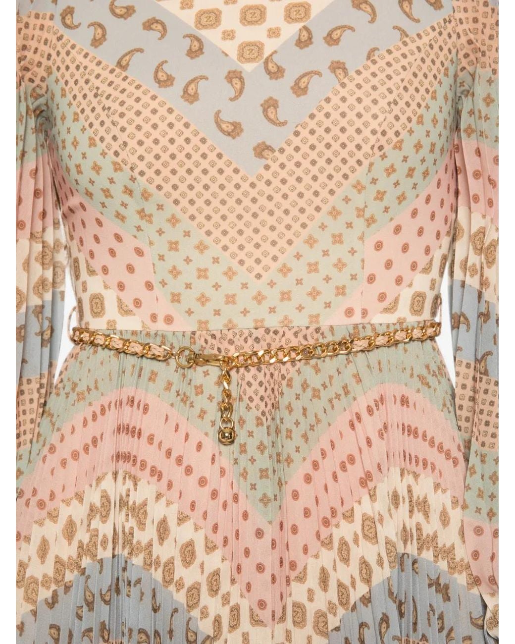 Zimmermann Natural Sunray Long Sleeve Dress