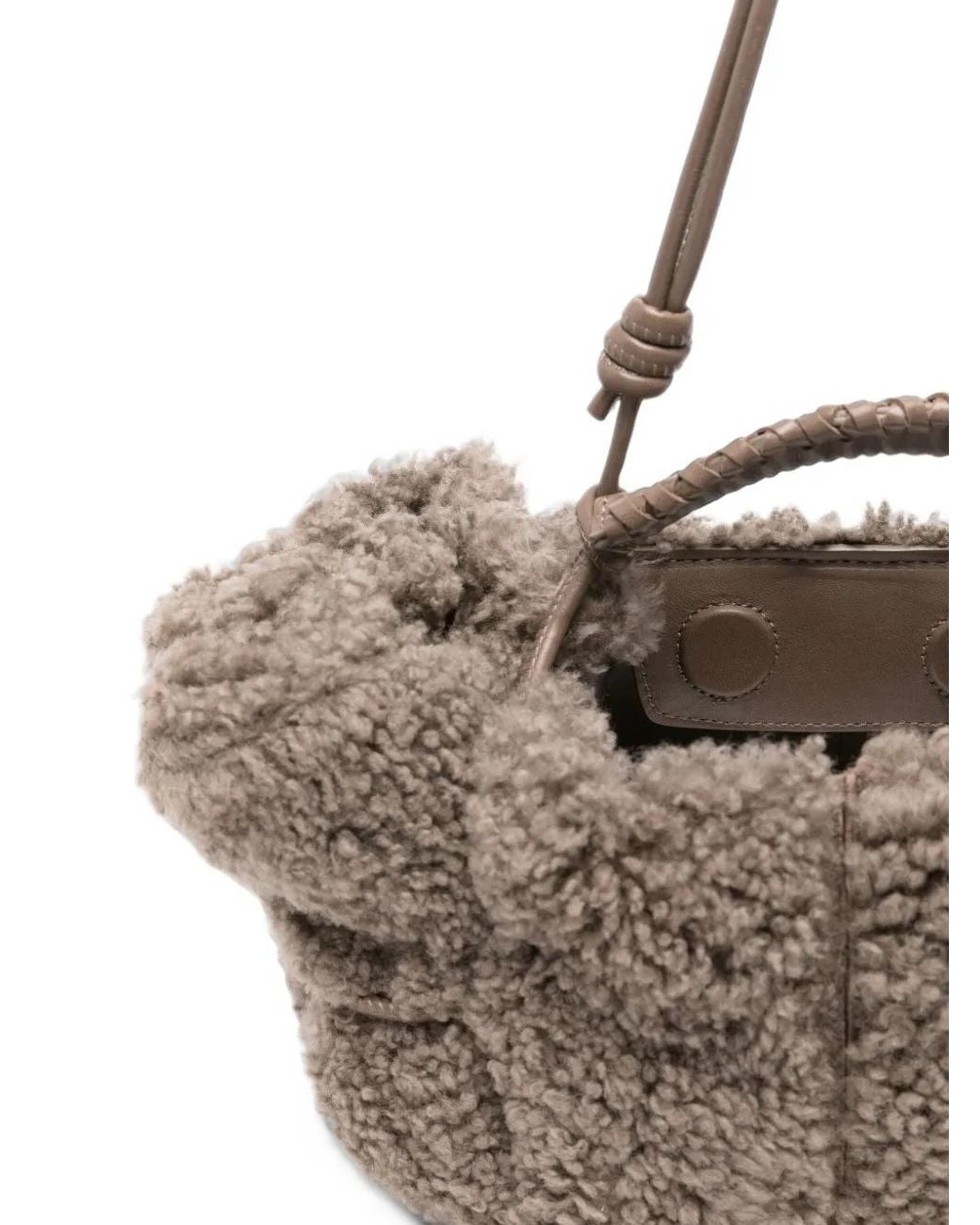 Hereu Natural Arta Braided Knot-Handle Tote Bag