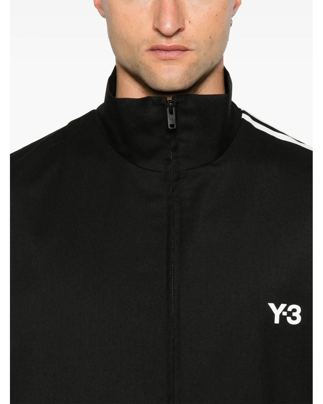 Y-3 Black 3-Stripes Track Jacket
