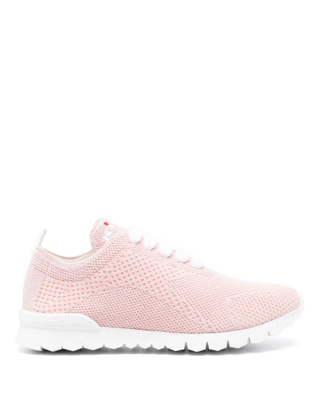 Kiton Pink Knitted Cashmere Sneakers
