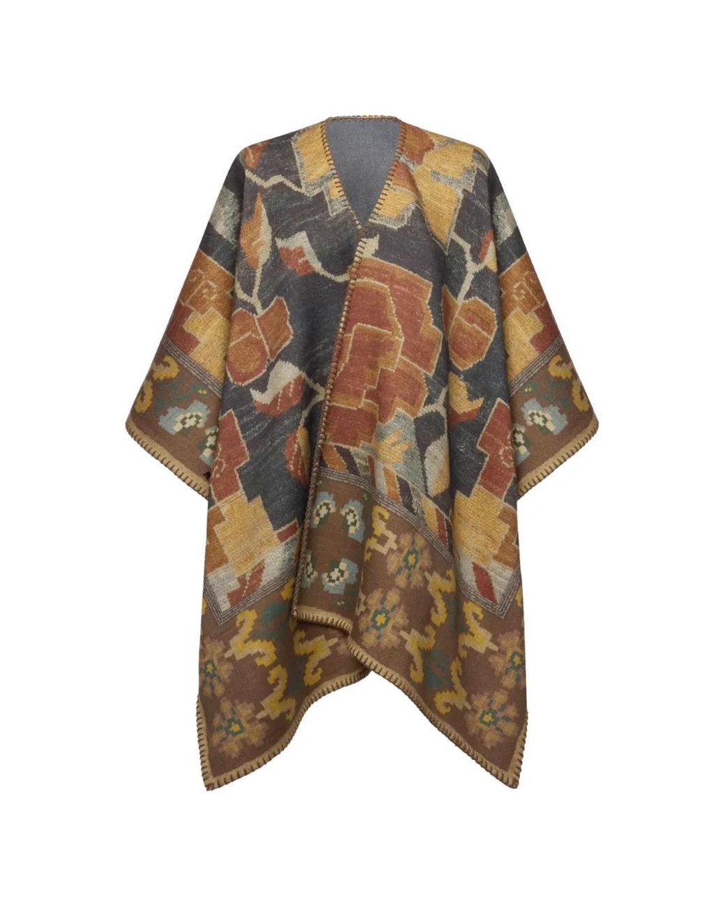 Pierre Louis Mascia Brown Pancake Cape