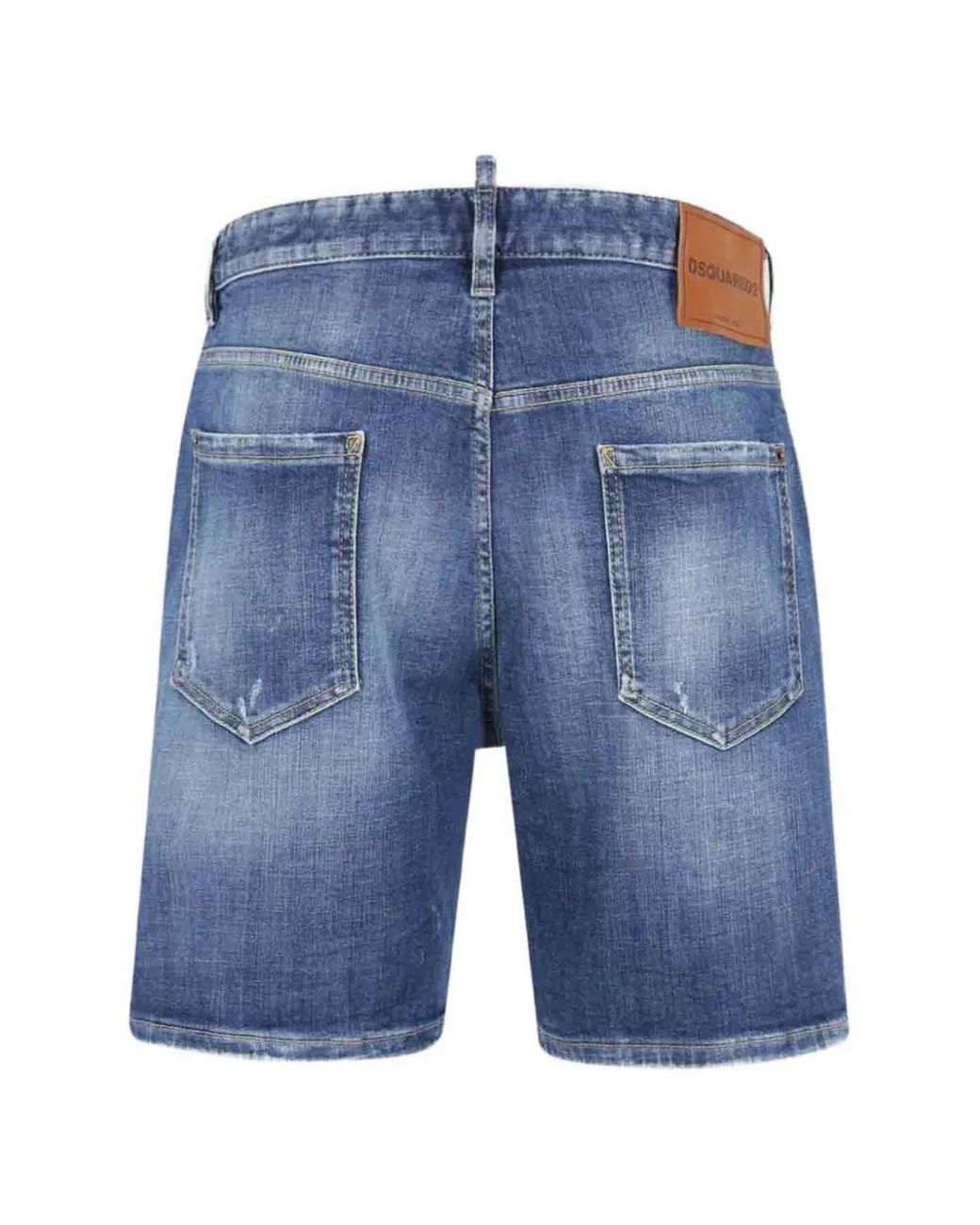 DSquared² Blue Marine Shorts for men