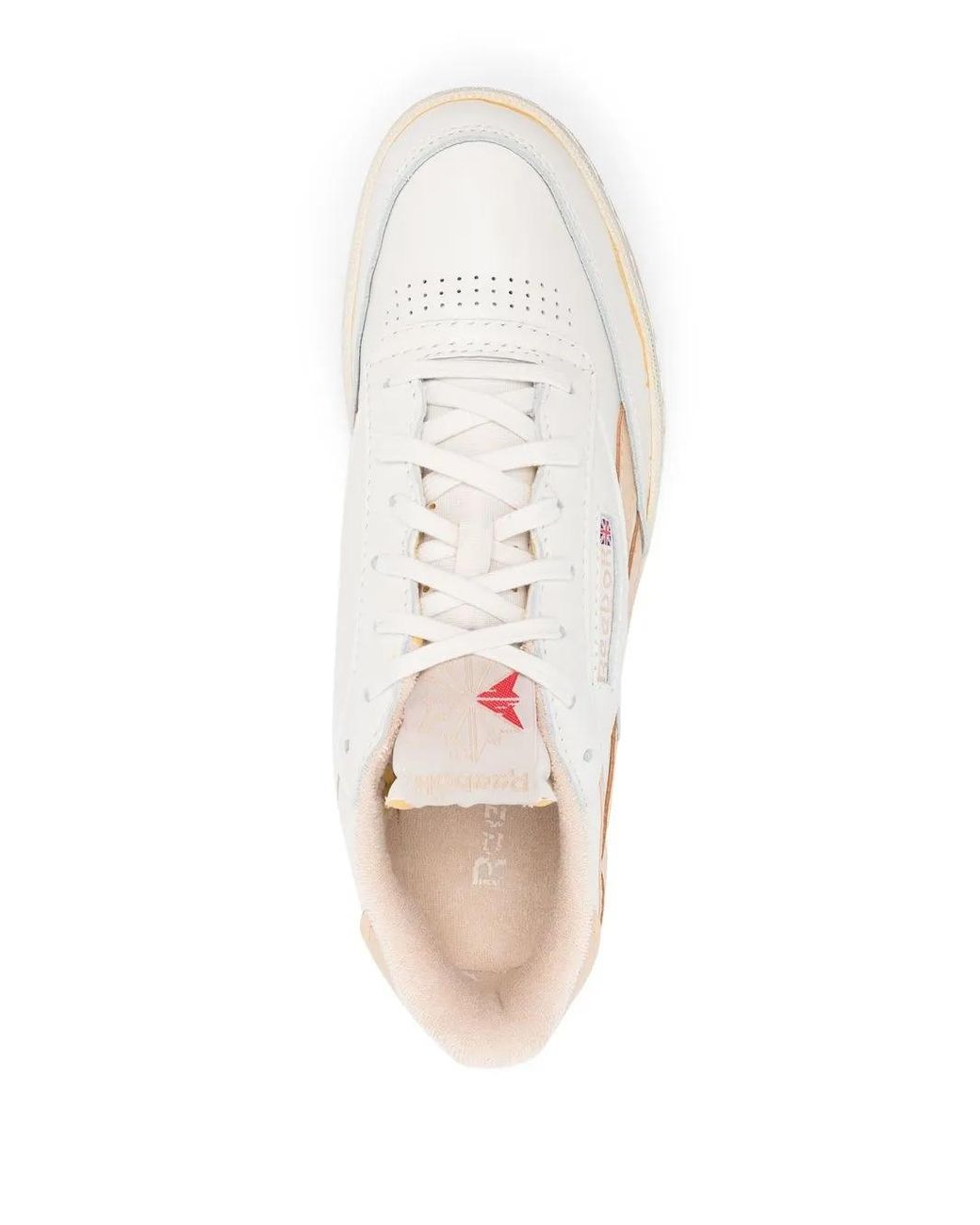 Reebok White Leather Sneakers for men