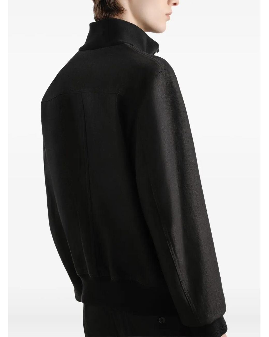 Dolce & Gabbana Black Multi-Pocket Button-Up Jacket for men