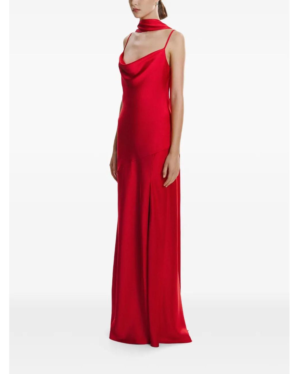 Lita Couture Red Eline Sleeveless Maxi Dress