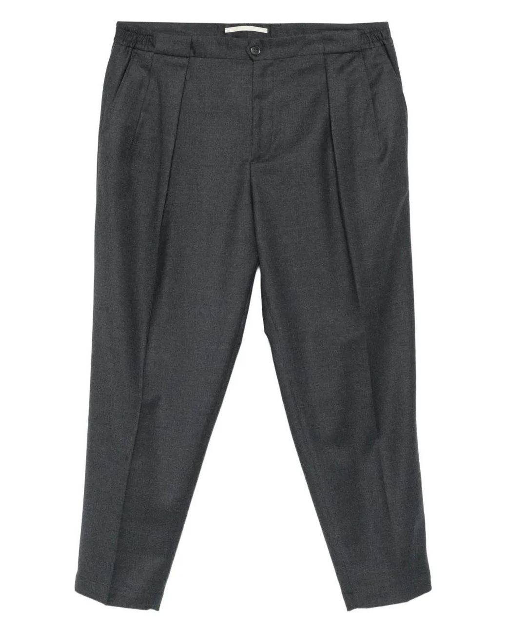 Briglia 1949 Gray Pleated-Pocket Trousers for men