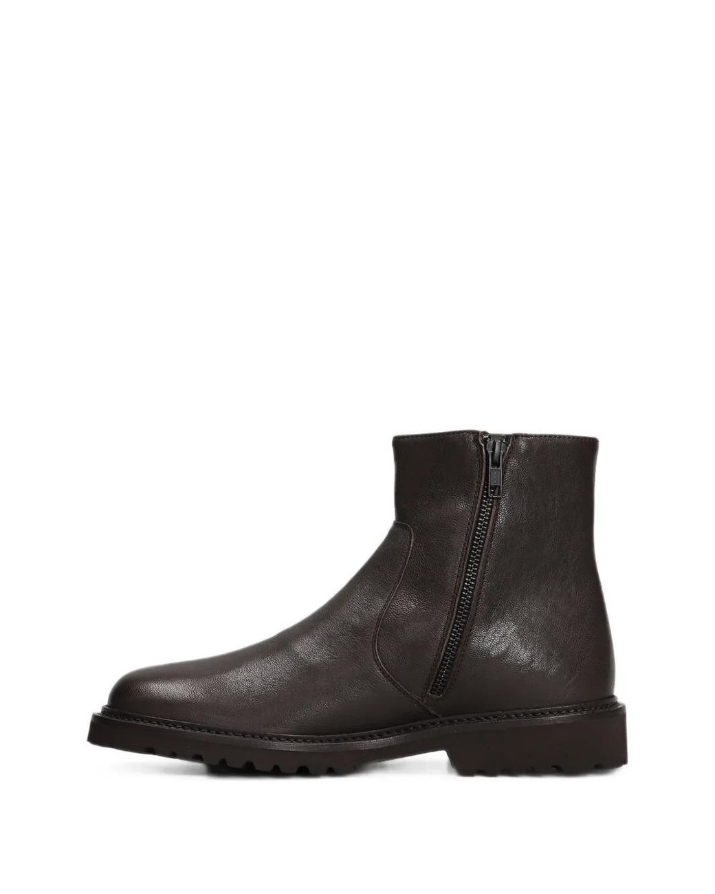Common Projects Black Side-Zip Leather Boots for men